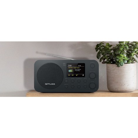 Muse | M-128 DBT | Alarm function | NFC | AUX in | Black | Table Radio DAB+/FM with Bluetooth - 3